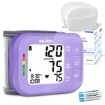 SEJOY Blood Pressure Monitor Wrist Home Medical LCD Display Heart Rate Machine