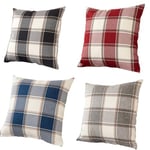 Wulcea Lot de 4 Housses de Coussins Housse de Coussin 45x45 Taie Oreiller Canape Decoratif pour Canapé Decorative Decoration Salon Deco Décoratifs