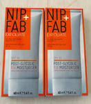 NIP + FAB Exfoliate Post Glycolic Fix Moisturiser, SPF30,  2 x 40ml