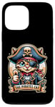 Coque pour iPhone 13 Pro Max Patch œil de chat pirate des Caraïbes