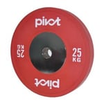 XF Elite Bumper Plate 25 kg rød