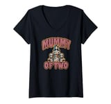 Womens Mummy of Two Mommy of Two Funny Halloween V-Neck T-Shirt