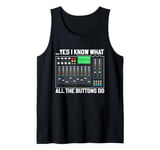 Sound And Audio Engineers Humor Music Producer Recorder Joke Tank Top