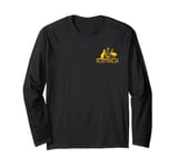 AUSTRALIA COAT OF ARMS KANGAROO AND EMU AUSTRALIAN SYMBOL Long Sleeve T-Shirt