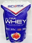 Sci-Mx Protein Powder 800g Strawberry Ultra Whey Concentrate Muscle Gain Shake