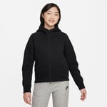 Nike Luvtröja NSW Tech Fleece 2024 - Svart Barn, storlek X-Small