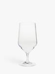 John Lewis ANYDAY Plastic Picnic Pilsner Glass, 422ml, Clear