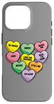 iPhone 16 Pro Funny Candy Heart Anti Valentine's Day Sarcastic Love Joke Case