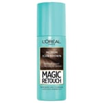 6 x L'Oreal Magic Retouch Instant Root Concealer Spray Medium Iced Brown 75ml