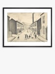 John Lewis LS Lowry 'North James Henry Street, Salford' Framed Print & Mount, 42 x 52cm, Grey