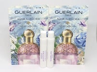 2x GUERLAIN Aqua Allegoria FLORA SALVAGGIA EDT (2x 1.5ml Sample Spray) Ladies