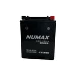 Batterie moto NUMAX NB14L-B2 SLA 12V 14Ah 210A Dimensions: 134x90x166mm et plus à Droite