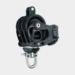 Harken 60mm Aluminum Element Triple Block - Swivel, Becket, Cam Cleat