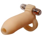 PipeDream Ready For Action Vibrating Real Feel Penis Extender/Enlarger Sleeve