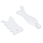 Guasha Massage Tool Ceramic Gua Sha Facial Tools Acupuncture Tool 2pcs For Face