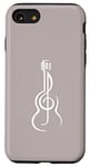 Coque pour iPhone SE (2020) / 7 / 8 Guitare musique clef de sol pour guitaristes ou musiciens