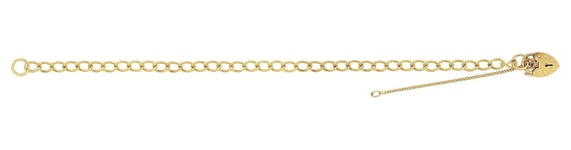 James Moore TH BR102 Women's 9ct Yellow Gold 7 Inch Charm Jewellery