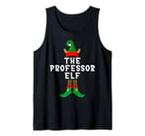 The Professor Elf Funny Christmas Xmas Matching Family Group Tank Top