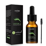 100% Pure Organic Castor Oil for Eyelashes Eyebrows Hair Growth Body Care