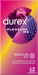 Pleasure  Me  Condoms  Ribbed &  Dotted  Regular  Fit  12S