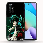 Cokitec Coque pour Xiaomi Redmi 10 Manga My Hero Academia Deku Multicolore