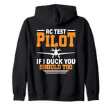 I May Crash, But I Do It In Style Remote Control RC Plane Zip Hoodie