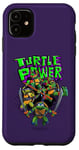 Coque pour iPhone 11 Teenage Mutant Ninja Turtles: Mutant Mayhem Retro Group