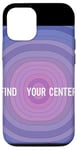 iPhone 12/12 Pro Find Your Center Mindfulness Apparel for Wellness Case