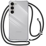 Lanyard Case for Samsung Galaxy S23 Rigid Bumper Corda Series Transparent