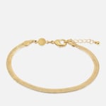 Katie Loxton The Curated Collection Ciana Snake Gold-Plated Chain Bracelet