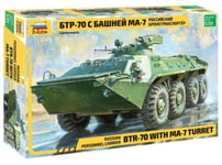 ZVEZDA 3587 1/35 Russian Personnel Transporteur BTR-70 With MA-7 Tourelle