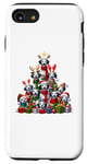 Coque pour iPhone SE (2020) / 7 / 8 Christmas Tree Dalmatian Dalmatians Dal Dally Dog