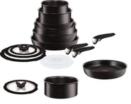 Tefal Ingenio Induction Compatible Black18 Piece Pan Set