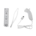 Pack Manette wii Wiimote + Nunchuk Blanc