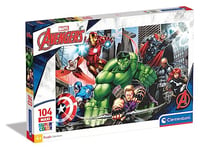 Clementoni - 23688.6 - Maxi Puzzle - Avengers Assemble - 104 Pièces