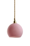 Rowan takpendel small - Messing / kornet rosa