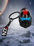 DEVplus Mass Effect N7 Casque Porte-clés en métal