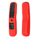 (Rouge)Housse Coque en Silicone pour Télécommande LG MR21GA MR22GA MR23GA, Etui de Protection pour Magic Remote LG 2021 2022 2023