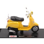 VESPA LXV 2014 YELLOW 1:18 Maisto Moto Die Cast Modellino