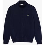 Sweat-shirt Lacoste  Gilet zippé  marine