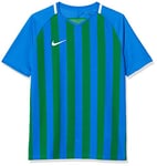 NIKE Y Nk STRP Dvsn III JSY SS T-Shirt, Unisex Children, Royal Blue/Pine Green/White/White, XS