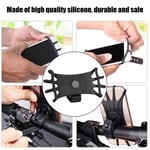 360°Mobile Phone Holder Silicone for Bike Shockproof Handlebar Stand Bracket