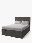 Koti Home Eden Upholstered Ottoman Storage Bed, Double