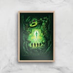 Ghostbusters Dan Mumford Giclee Art Print - A3 - Wooden Frame