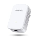 MERCUSYS ME10 TP-Link Repeteur WiFi N300Mbps, Amplificateur WiFi, Répéteur WiFi Puissant, Ethernet Port, Repeteur WiFi Exterieur, Borne WiFi Extender, Brancher et Utiliser