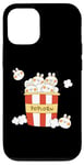 Coque pour iPhone 12/12 Pro Mignon film pop Kawaii Popcorn Cinema Rabbit Bunny