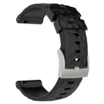 Silikonklokkerem for Suunto Spartan Sport Wrist HR Baro Sort