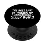 Meilleure partie du réveil et du retour au sommeil PopSockets PopGrip Adhésif