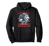 Dragon Heart Of Wolf Soul Of A Dragon Pullover Hoodie