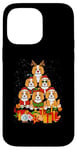 iPhone 14 Pro Max Cavalier King Charles Spaniel Merry Christmas Tree Lights Case